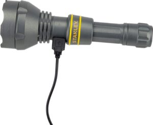 Linterna LED recargable de iones de litio de 700 lúmenes con cargador de alimentación USB