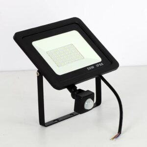 Luz de inundación Led de inducción con Sensor PIR ajustable, reflector cuadrado de calle, iluminación exterior, 10W